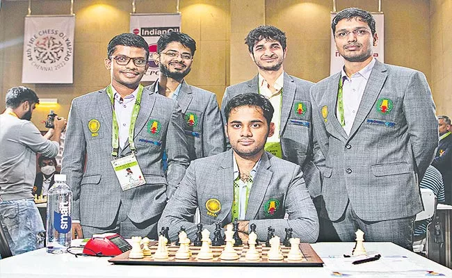 Chess Olympiad 2022: India-A Beat Romenia Won Fourth Game - Sakshi
