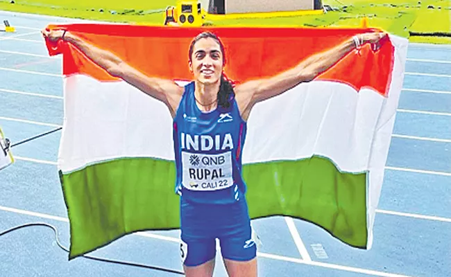 Rupal Chaudhary becomes first Indian to win two medals at U20 Worlds - Sakshi