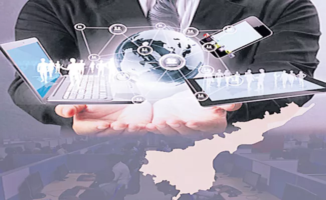 IT companies opening offices with Andhra Pradesh govt measures - Sakshi