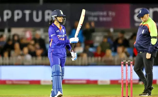 Smriti Mandhana Shines India Women Beats England Women-8 Wkts 2nd T20 - Sakshi
