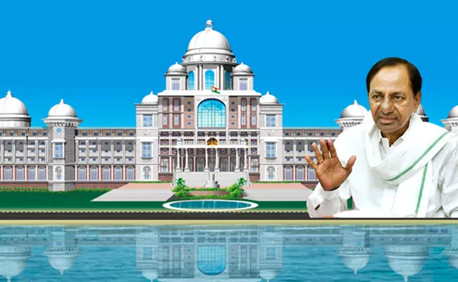 Telangana Government Names New Secretariat As Dr BR Ambedkar - Sakshi