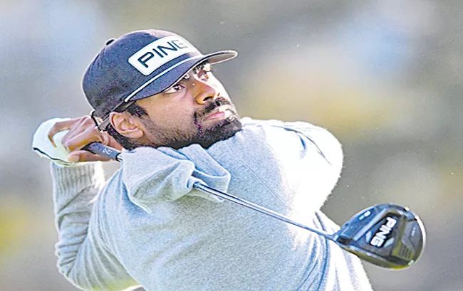 Telugu golfer in American golf - Sakshi