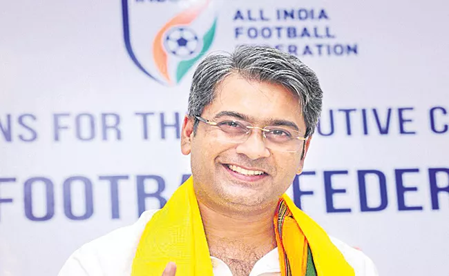 Kalyan Chaubey becomes the new AIFF President - Sakshi