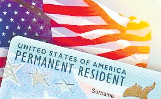 USA: Seven years of residence is a green card - Sakshi