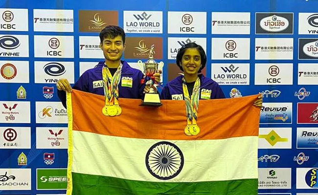 Payas, Yashaswini Pair Wins Mixed Doubles Gold At Asian Junior TT - Sakshi