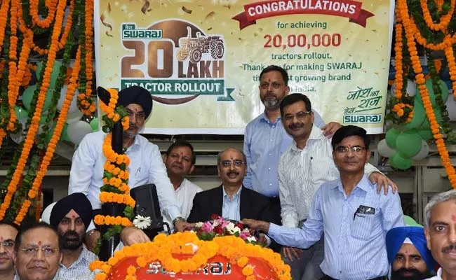 Swaraj Tractors crosses 20 Lakh production milestone - Sakshi