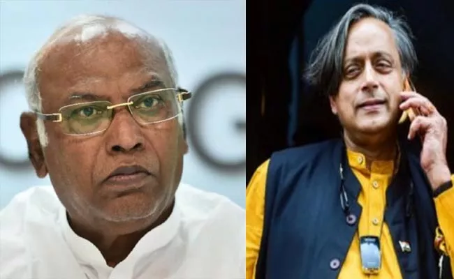 Congress Presidential Poll: Dont Compare Me With Tharoor Says Mallikarjun Kharge - Sakshi