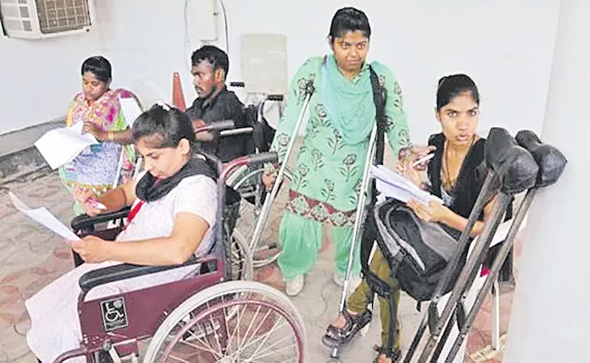 Increase of reservation for disabled persons Andhra Pradesh Govt - Sakshi