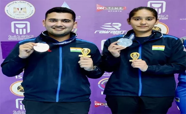 World Shooting Championship 2022:Silver lining for Anish Simran duo - Sakshi