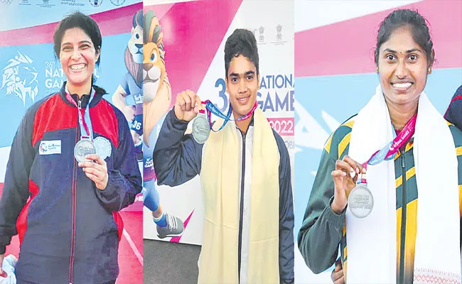 National Games: Rashmi Rathod Won Silver Medal Shooting Skeeing Event - Sakshi