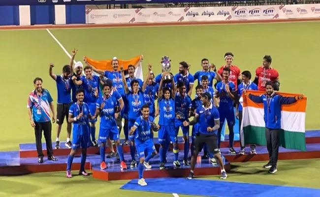 Sultan Of Johor Cup Hockey: India Beat Australia In Nail Biting Penalty Shootout In Final - Sakshi