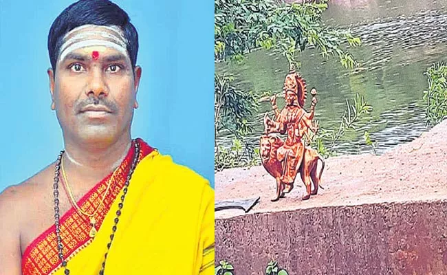 Priest Found Died in SRSP Canal In Jagtial - Sakshi