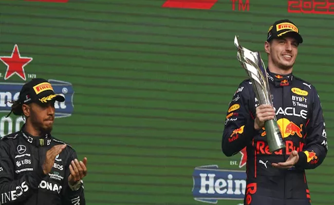 Max Verstappen Breaks Schumacher Vettel Records 14th Title Creates History - Sakshi