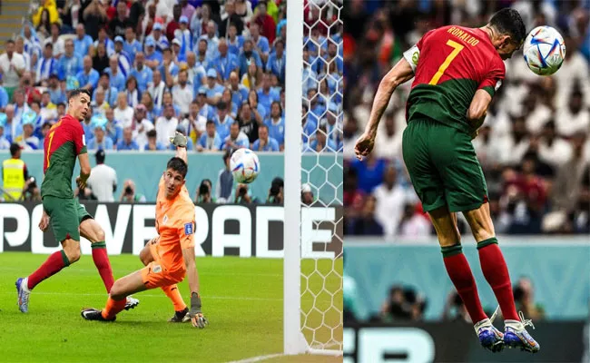 Cristiano Ronaldo Claims Bruno Fernandes Goal Portugal 2-0 Win Vs Uruguay - Sakshi