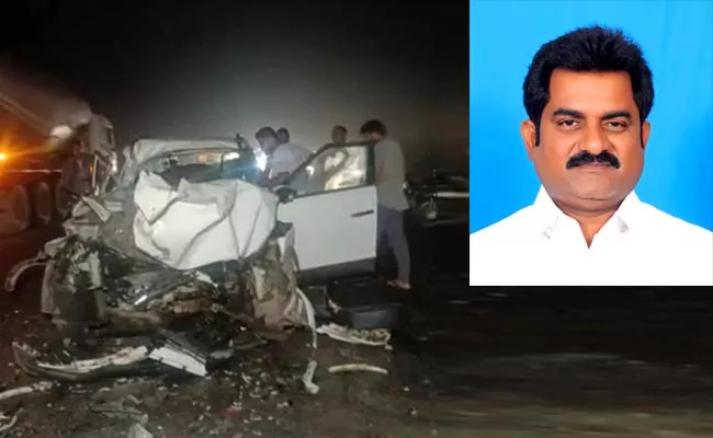 YSRCP ZPTC Venkateswarlu Died Road Accident Near Renigunta - Sakshi