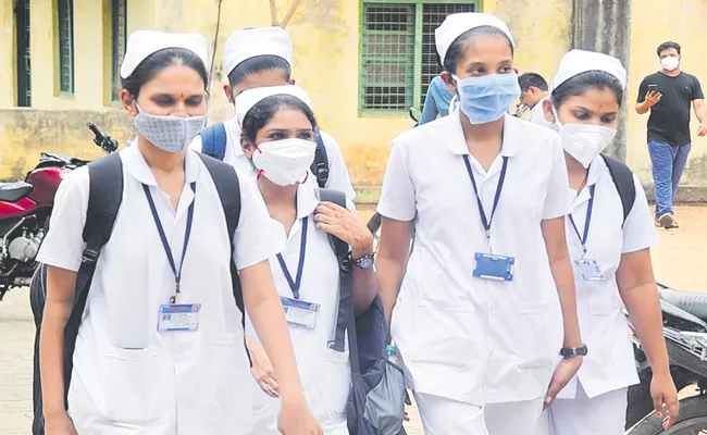 Notification for 461 Staff Nurse Posts in Andhra Pradesh - Sakshi
