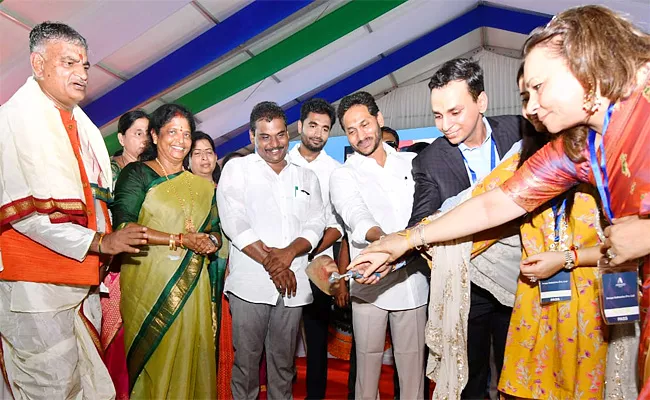 CM Jagan Lay Foundation Stone BioEthanol Plant Gokavaram East Godavari - Sakshi