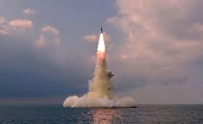 North Korea keeps up its missile barrage with launch of ICBM - Sakshi