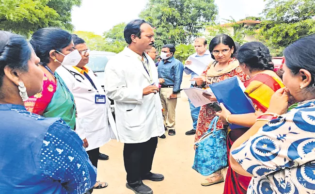 Central team satisfaction on implementation of medical schemes - Sakshi