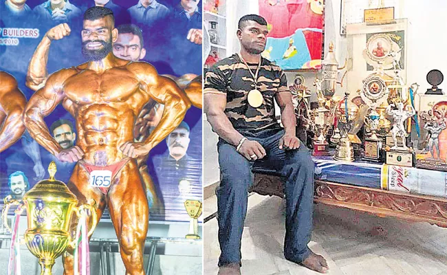 Padala Santhosh From Parvathipuram Manyam Success Story In Body Building - Sakshi