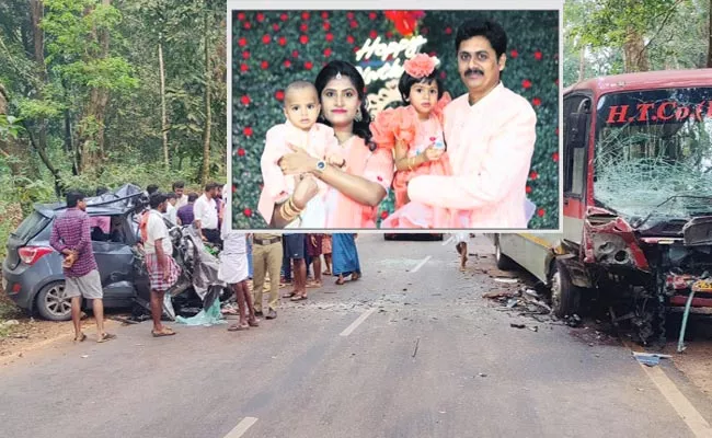Anantapur Family Members Dead In Karnataka Road Accident - Sakshi