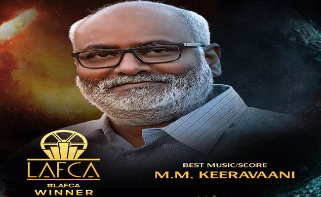 MM Keeravani won the LAFilm Critics  award for the Best Music Director - Sakshi