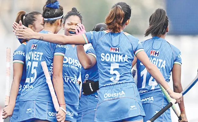 FIH Hockey Nations Cup: India Women Team Beat Japan 2nd Victory - Sakshi