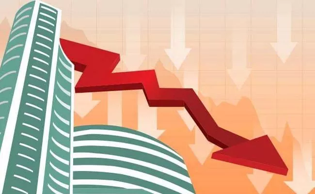 Stockmarkets crashes sensex below 62000 - Sakshi