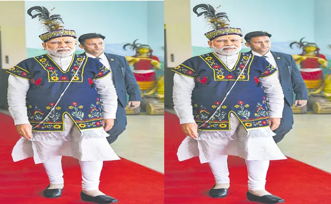 PM Narendra Modi attends the North Eastern Council golden jubilee celebration - Sakshi