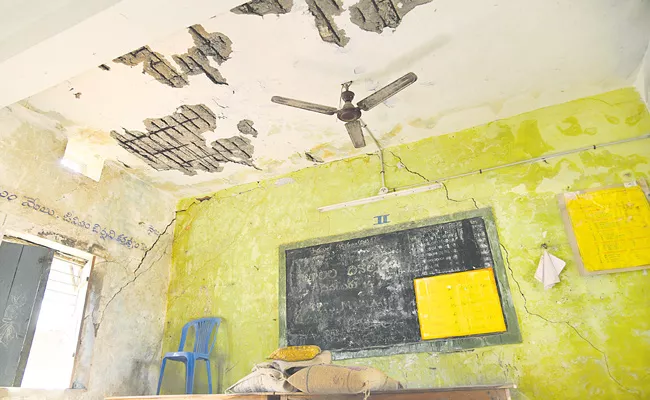 Govt Schools Across Telangana Has Dilapidated - Sakshi