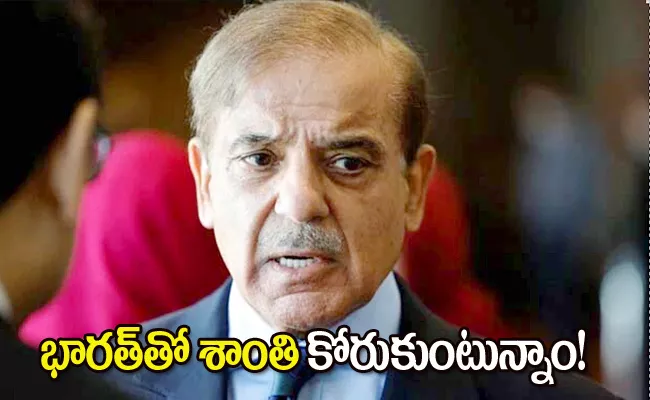 Pak PM Shehbaz Sharif Said Learn Lessons After 3 Wars With India - Sakshi