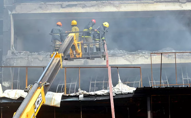 Secunderabad Deccan Mall Fire Mishap: Drone Searching For 3 Workers - Sakshi