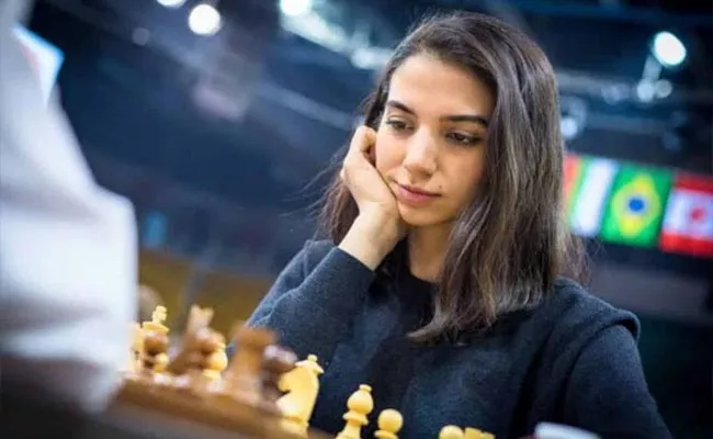 Iranian Chess Player Was Warned Not To Return to Iran Without Hijab - Sakshi