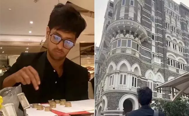 Mumbai Man Pays Food Bill With Coins At Taj Hotel Goes Viral - Sakshi