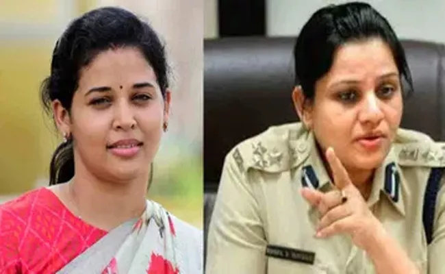 IAS vs IPS: Sindhuri and Roopa battle it out - Sakshi