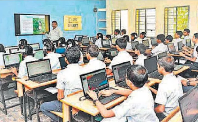 Actions For Setting Up 957 Smart Classes In The Combined Anantapur - Sakshi