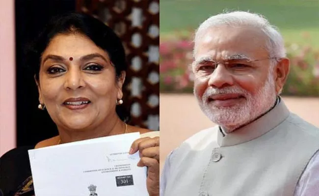 Renuka Chowdhury Says File Defamation Against PM Modi Over Surpanaka - Sakshi