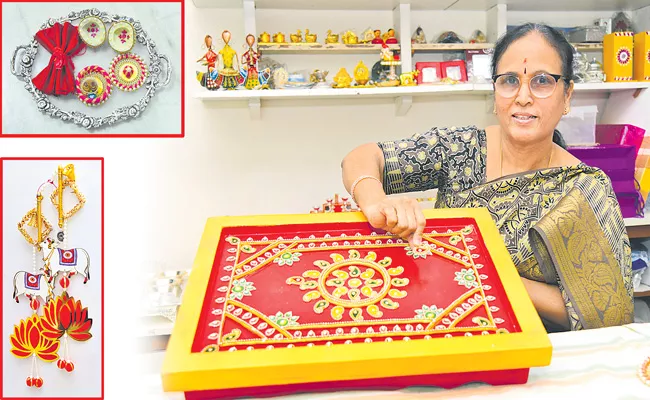 A retired life is worth a lot: Greeting card designer Vijaya Gupta K - Sakshi