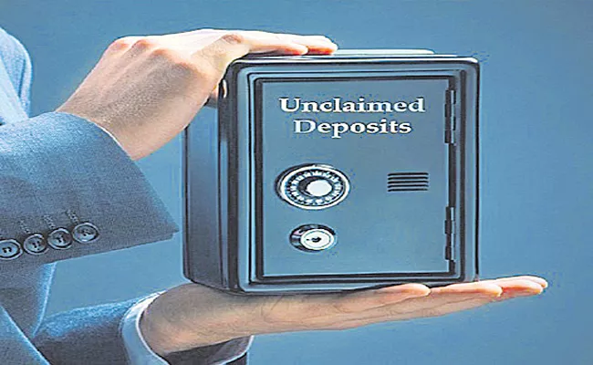 Public sector banks have transferred unclaimed deposits of Rs35,012 crore  - Sakshi