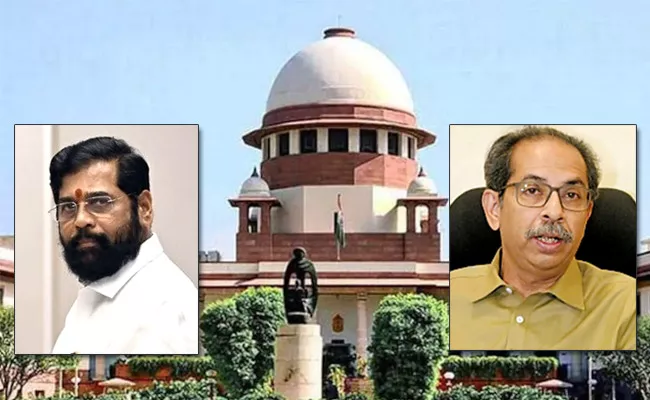Maharashtra Shiv Sena Crisis Supreme Court Refer Matter Larger Bench - Sakshi