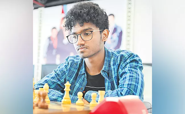 V Praneeth Become Telangana 6th Indias 82nd Chess Grandmaster - Sakshi