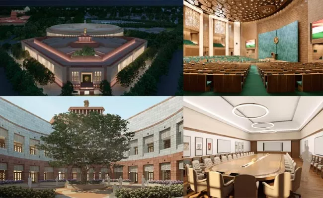 Exclusive Visuals Of The Inside New Parliament Building - Sakshi