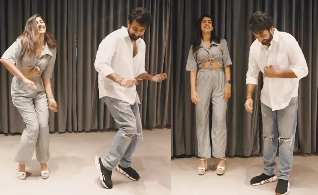 Niharika Konidela Cute Dance With Santosh Sobhan Video Goes Viral - Sakshi