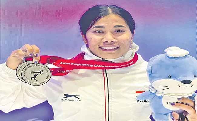 Asian Weightlifting Championships 2023: Bindyarani Devi Wins Silver Medal  - Sakshi