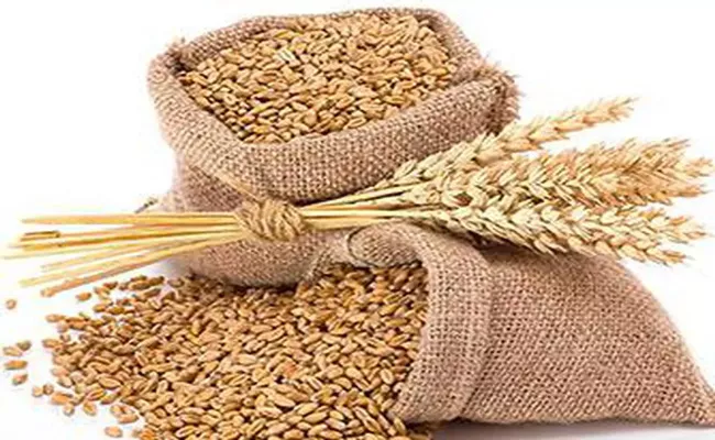 Government imposes stock limits on wheat till March 2024 - Sakshi