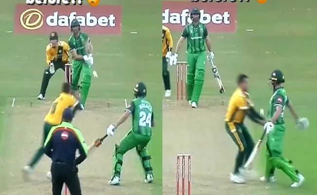 Non-Striker-Batter-Help-Bowler-Takes-Never-Seen-Before Catch T20 Blast - Sakshi