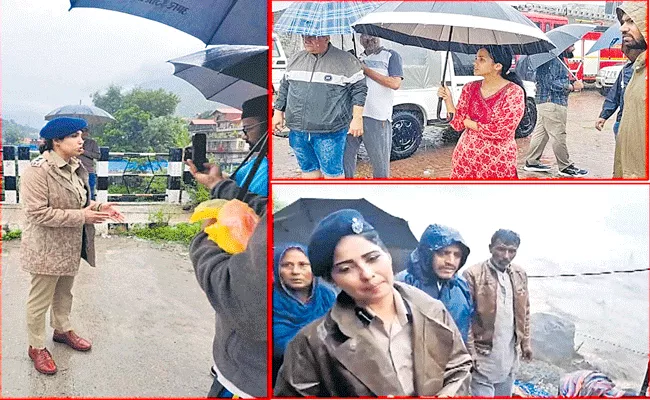 Women Collectors and Women cops played important role during rains and flood disaster in Himachal Pradesh - Sakshi