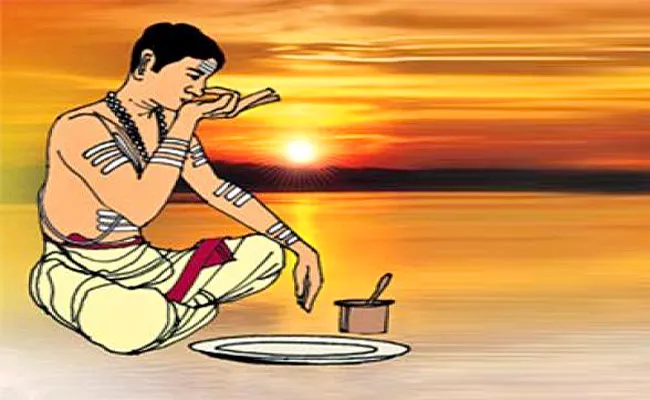What Is Achamanam Meaning Significance Mantra Procedure - Sakshi