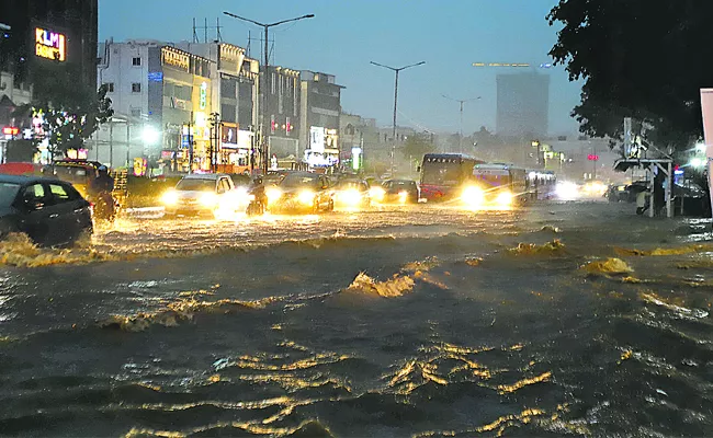 Heavy Rains and Floods in Hyderabad City  - Sakshi