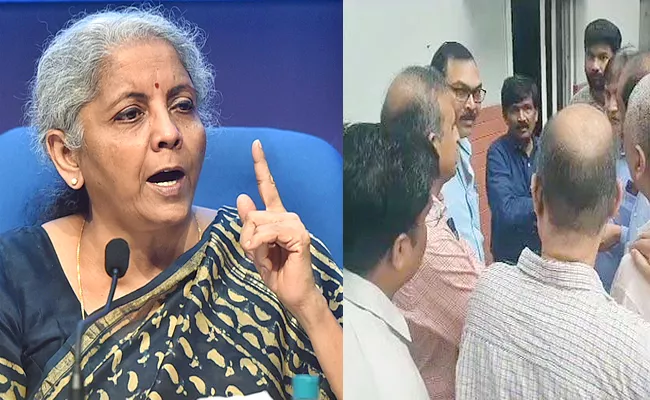 Fm Nirmala Sitharaman Reacts GST Officials Kidnap Incident - Sakshi